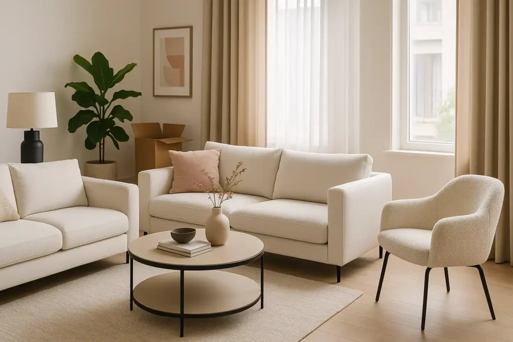 decorar casa nueva tendencias 2025 salón moderno muebles diseño